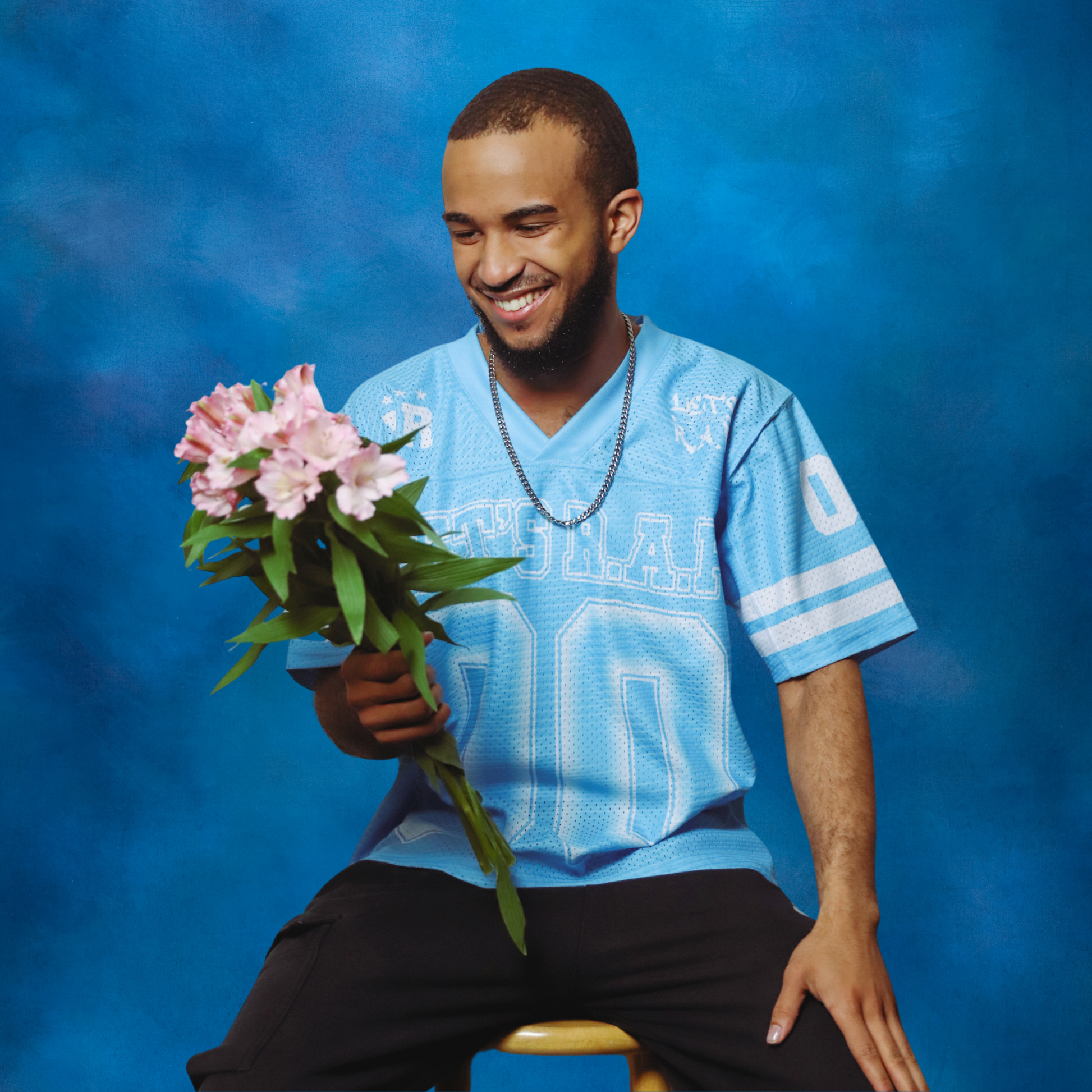 "Class Act" Mesh Jersey - Baby Blue