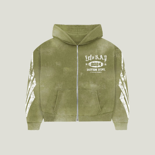 Motion Dept. Zip-Up (Green)